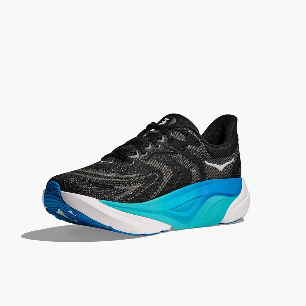 ZAPATILLAS HOKA ARAHI 8 - Black / Skyward Blue - Image 7