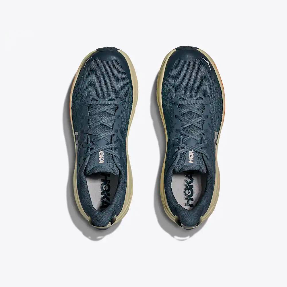 ZAPATILLAS HOKA CHALLENGER 8 - Faded Navy / Pampass Grass - Image 3