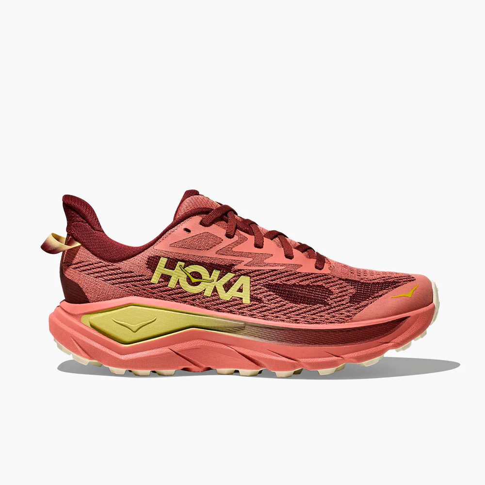 ZAPATILLAS HOKA CHALLENGER 8 MUJER - HORMA ANCHA - Blush / Dark Cedar