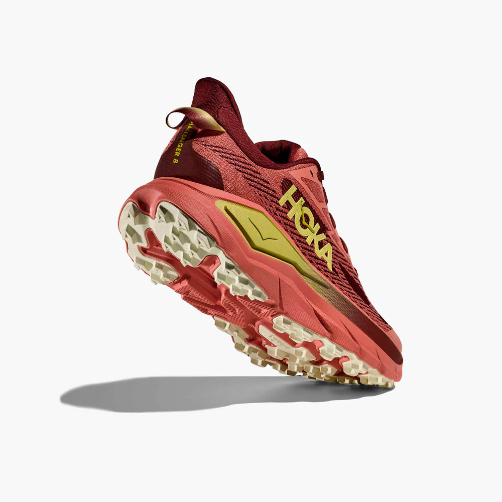 ZAPATILLAS HOKA CHALLENGER 8 MUJER - HORMA ANCHA - Blush / Dark Cedar - Image 2