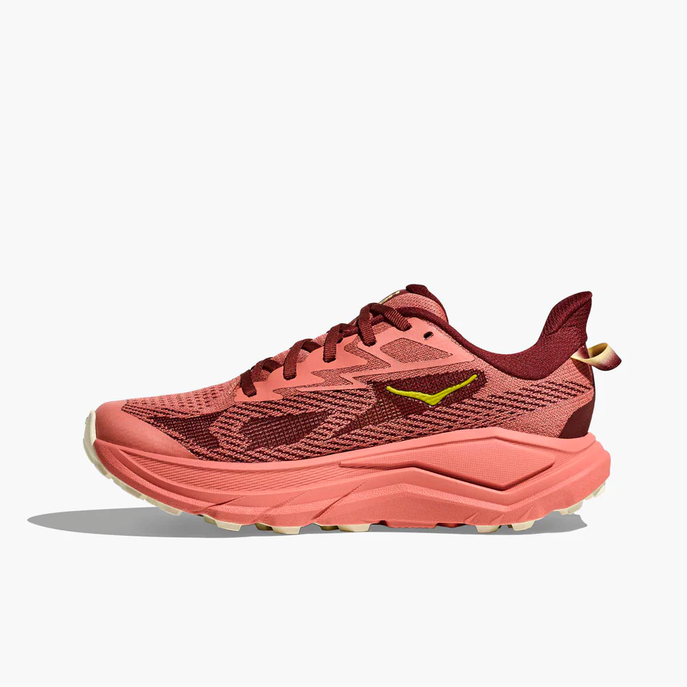 ZAPATILLAS HOKA CHALLENGER 8 MUJER - HORMA ANCHA - Blush / Dark Cedar - Image 3