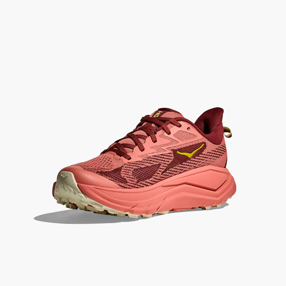 ZAPATILLAS HOKA CHALLENGER 8 MUJER - HORMA ANCHA - Blush / Dark Cedar - Image 7