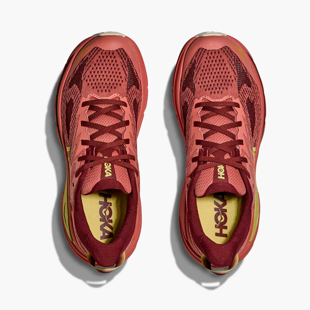 ZAPATILLAS HOKA CHALLENGER 8 MUJER - HORMA ANCHA - Blush / Dark Cedar - Image 8