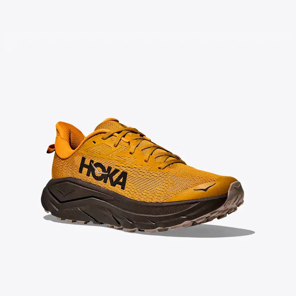 ZAPATILLAS HOKA CHALLENGER 8 - Mustard Seed / Black - Image 2
