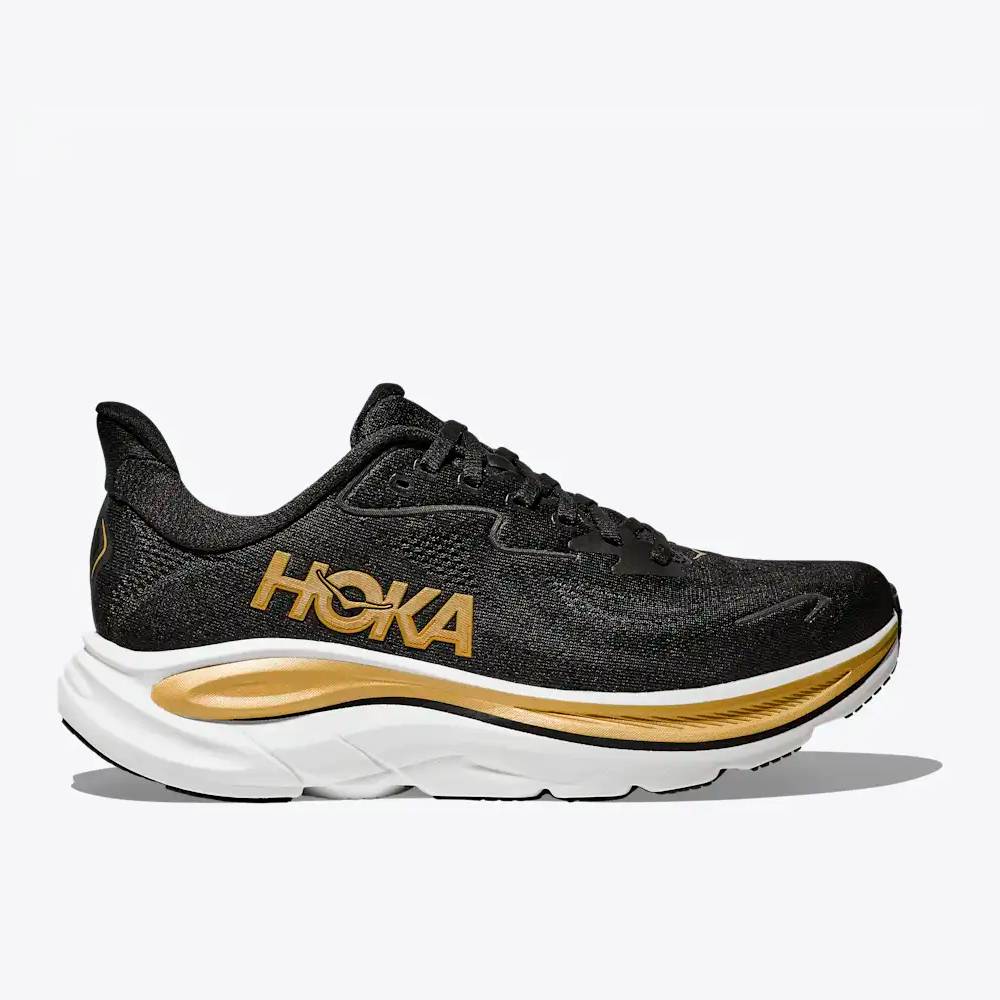 ZAPATILLAS HOKA CLIFTON 10 MUJER - Black / Gold