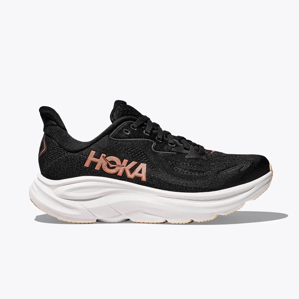 ZAPATILLAS HOKA CLIFTON 10 MUJER - Black / Rose Gold