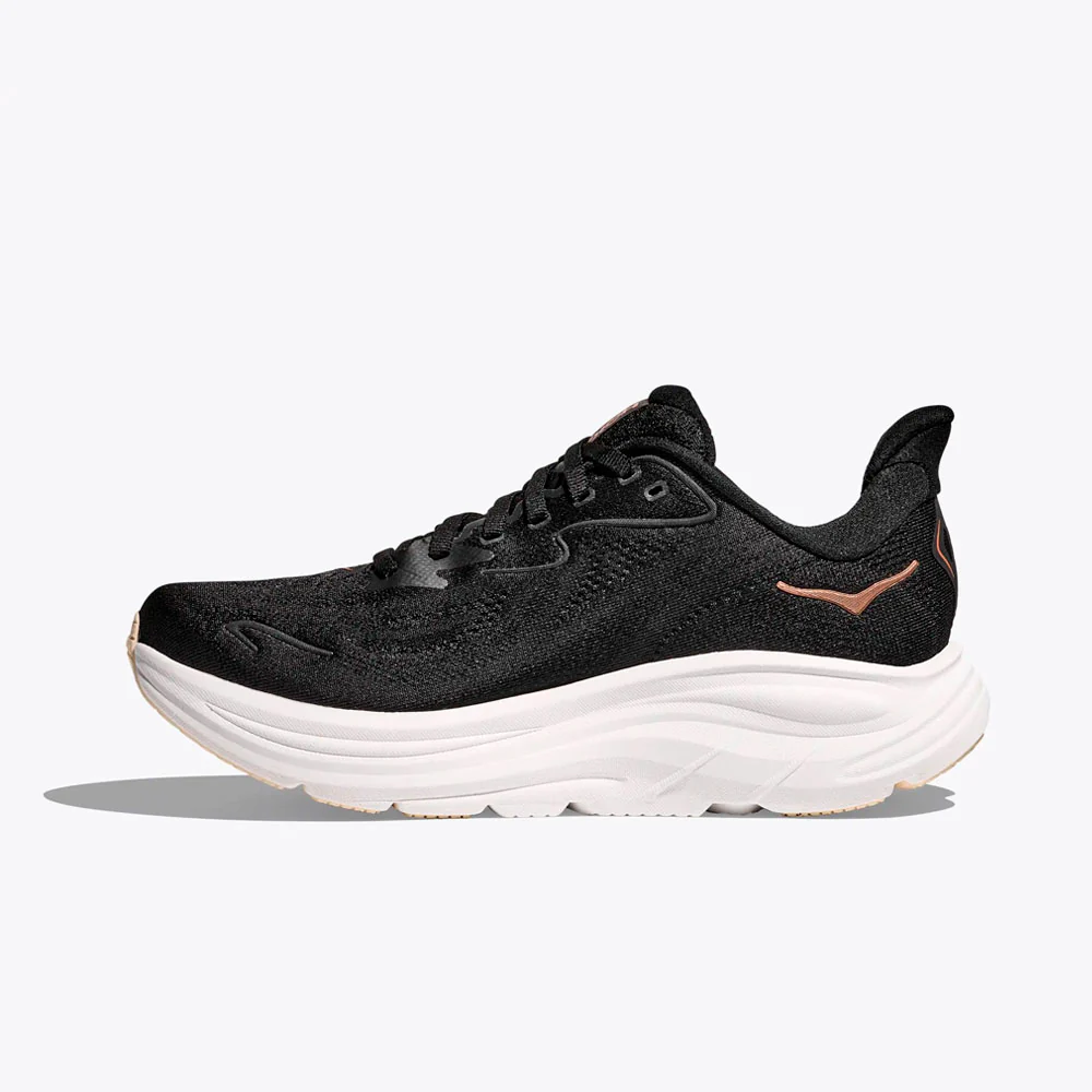 ZAPATILLAS HOKA CLIFTON 10 MUJER - Black / Rose Gold - Image 7