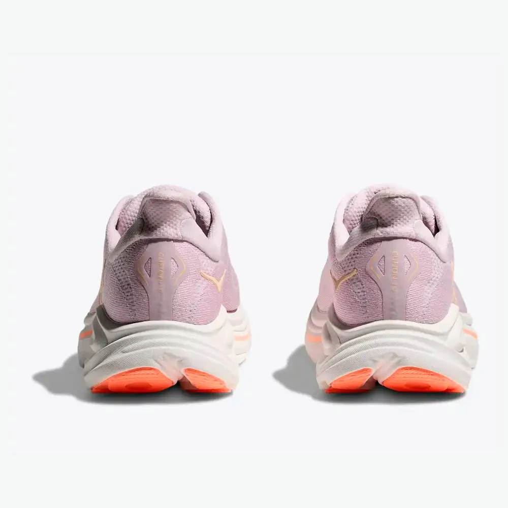 ZAPATILLAS HOKA CLIFTON 10 MUJER - Lilac Cream / Tangerine Glow - Image 6