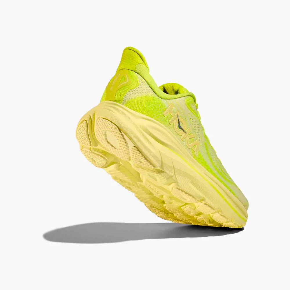 ZAPATILLAS HOKA CLIFTON 10 MUJER - Neon Hoka Citrus / Sunlight - Image 2