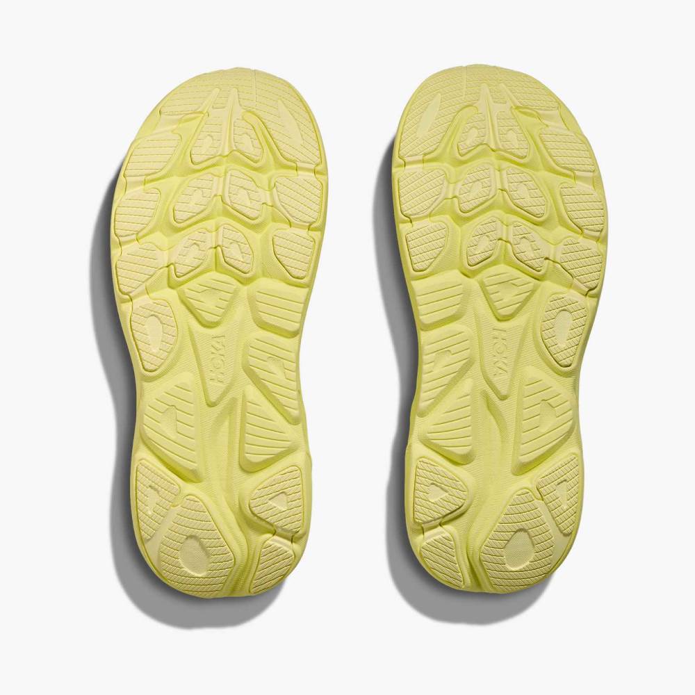 ZAPATILLAS HOKA CLIFTON 10 MUJER - Neon Hoka Citrus / Sunlight - Image 4