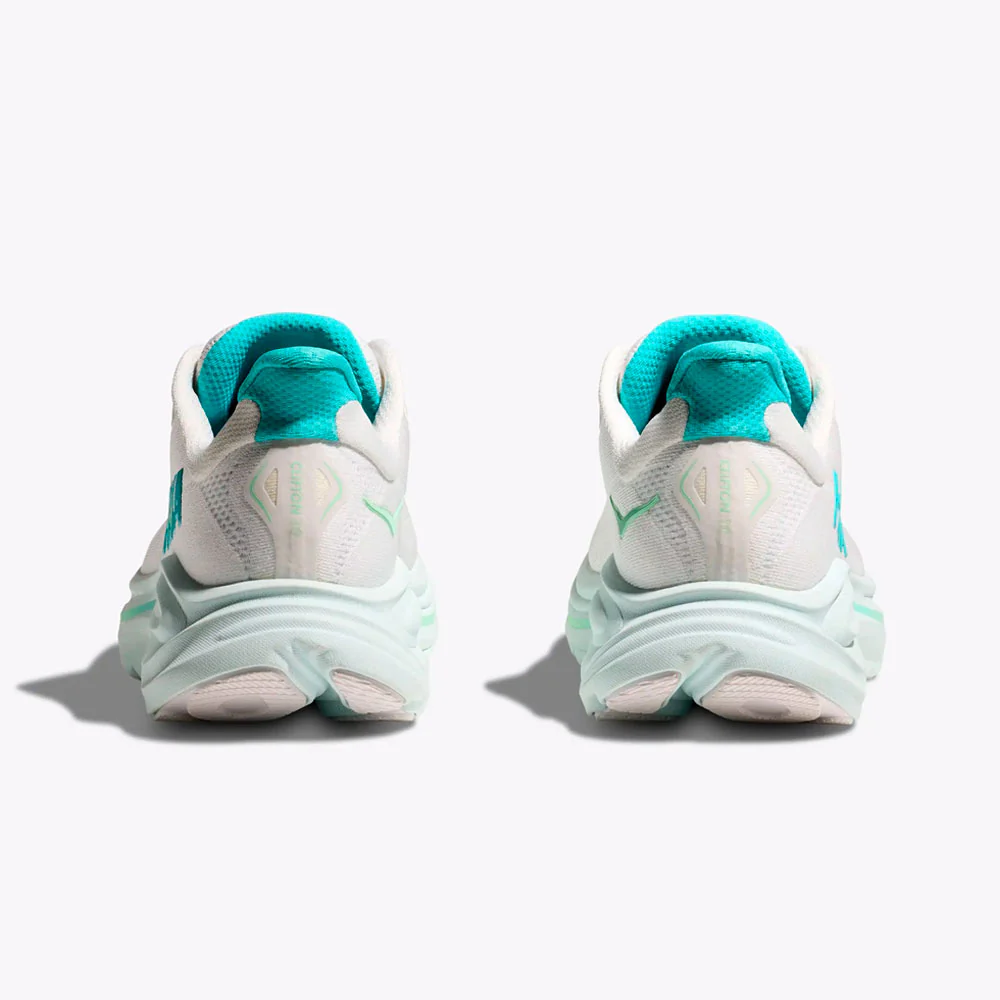 ZAPATILLAS HOKA CLIFTON 10 MUJER - White / Cielo Blue - Image 6