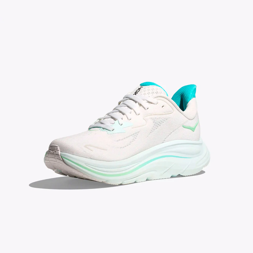 ZAPATILLAS HOKA CLIFTON 10 MUJER - White / Cielo Blue - Image 7