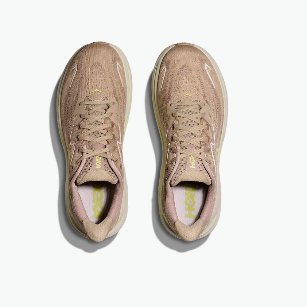 ZAPATILLAS HOKA CLIFTON 10 - Raw Linen / Stone - Image 4
