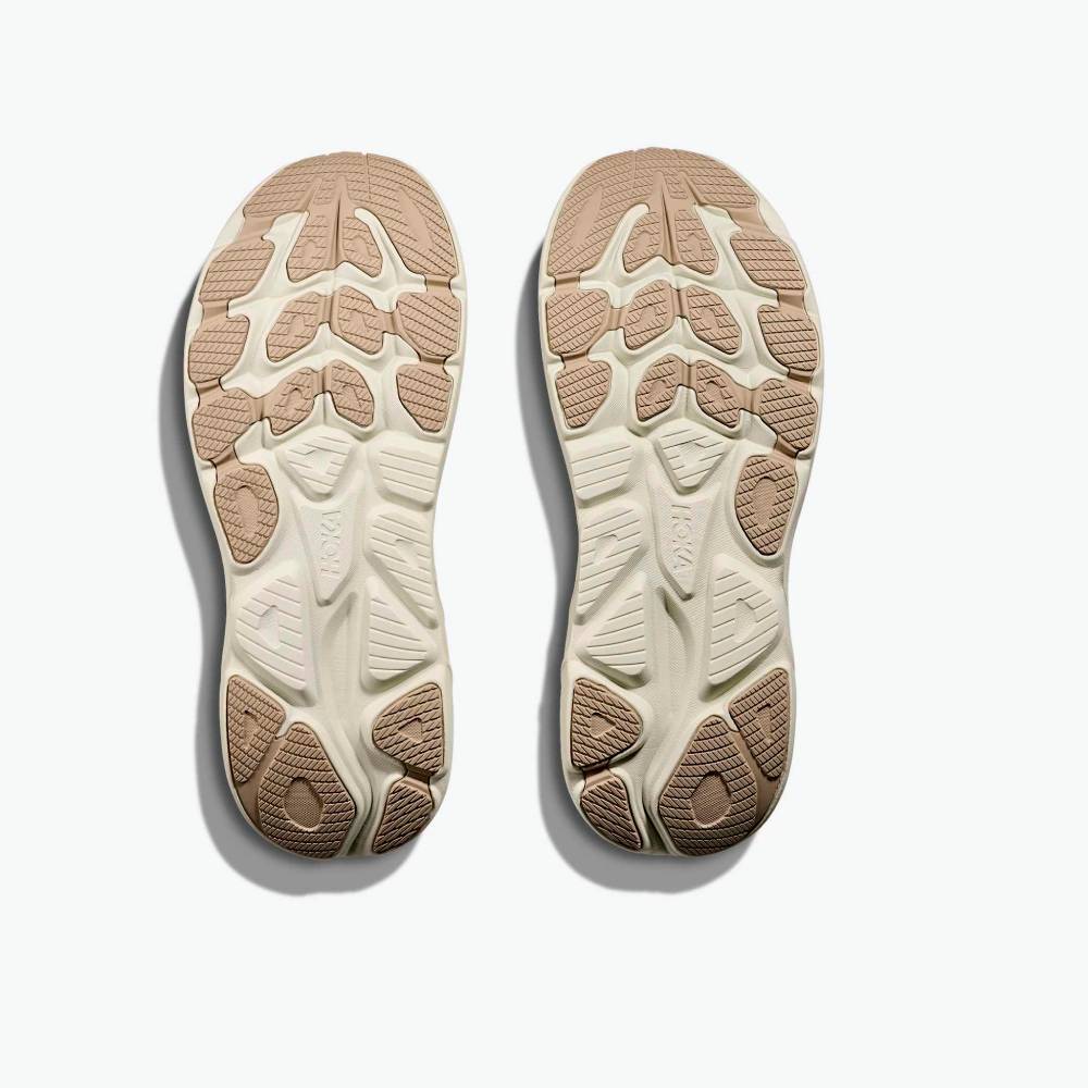 ZAPATILLAS HOKA CLIFTON 10 - Raw Linen / Stone - Image 7