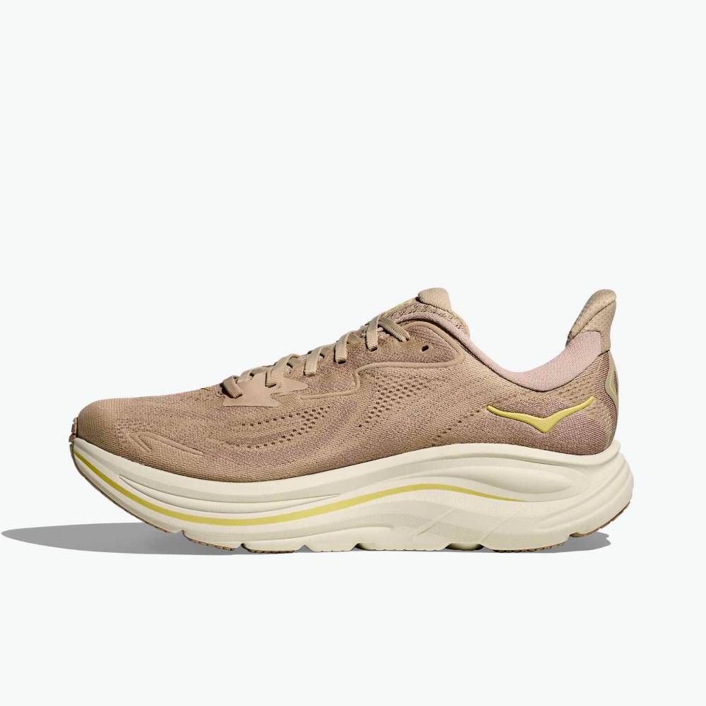 ZAPATILLAS HOKA CLIFTON 10 - Raw Linen / Stone - Image 8