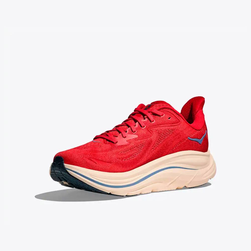 ZAPATILLAS HOKA CLIFTON 10 - Vermillion / Varsity Navy - Image 4