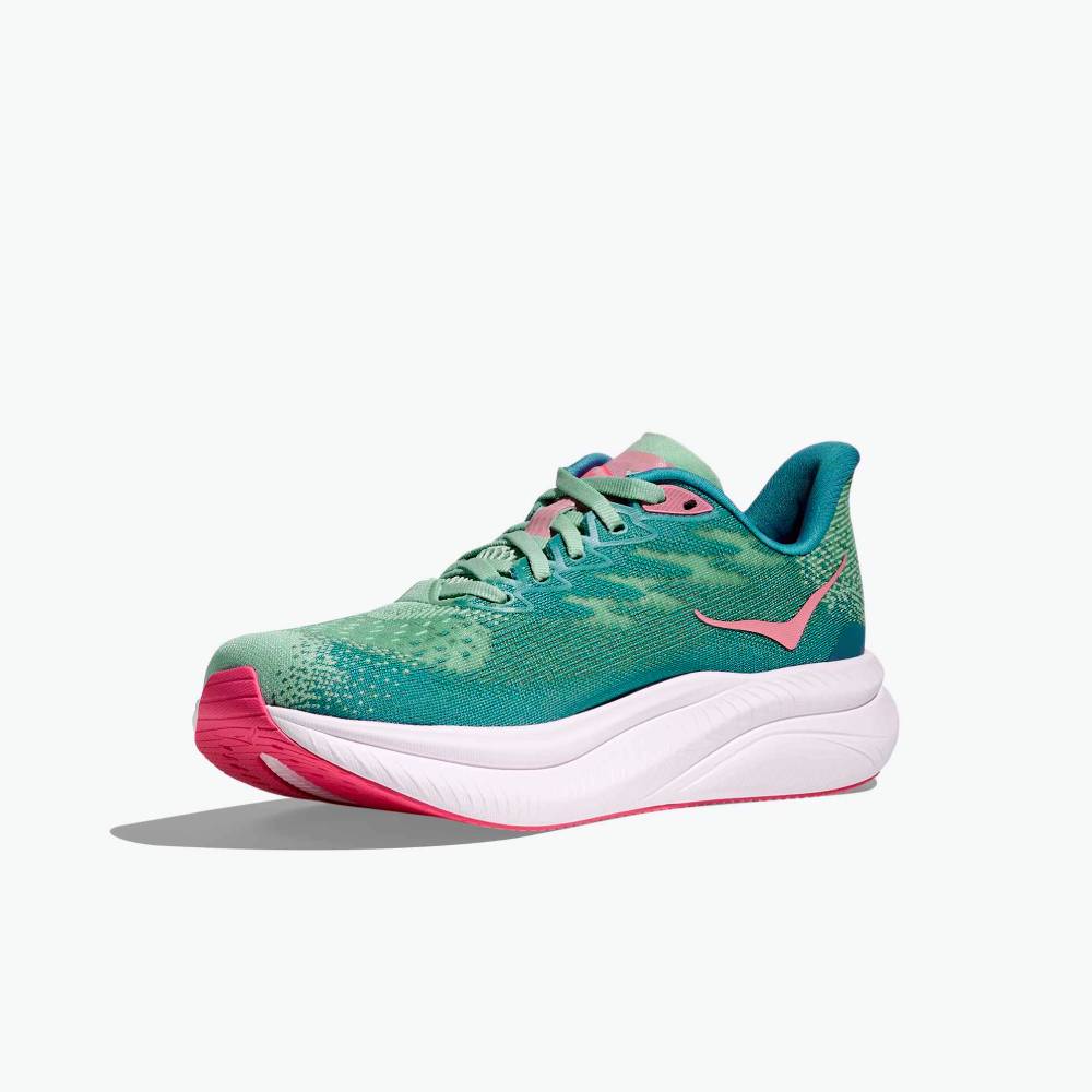 ZAPATILLAS HOKA MACH 6 MUJER - Jadeite / Alpine Blue - Image 5