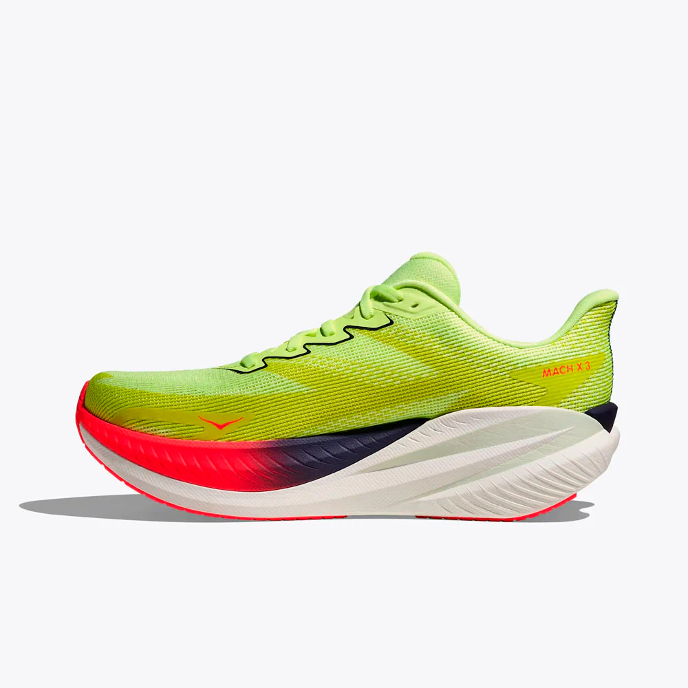ZAPATILLAS HOKA MACH X 3 - Neon Yuzu / Squid Ink - Image 3
