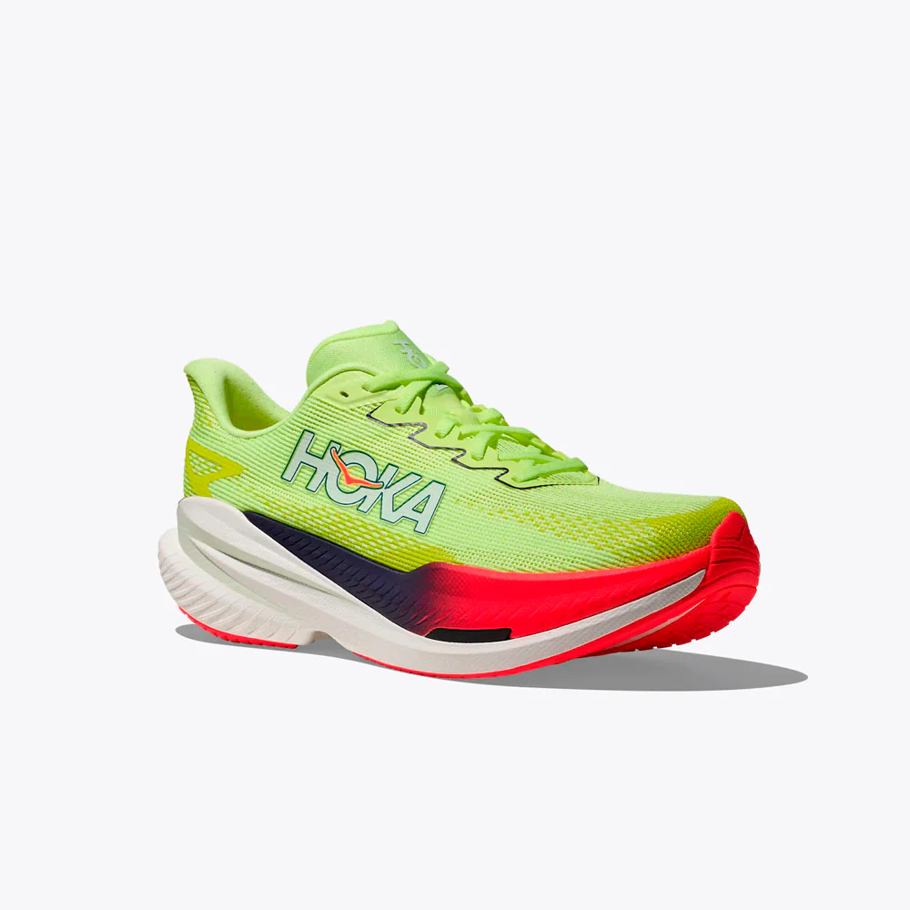 ZAPATILLAS HOKA MACH X 3 - Neon Yuzu / Squid Ink - Image 5