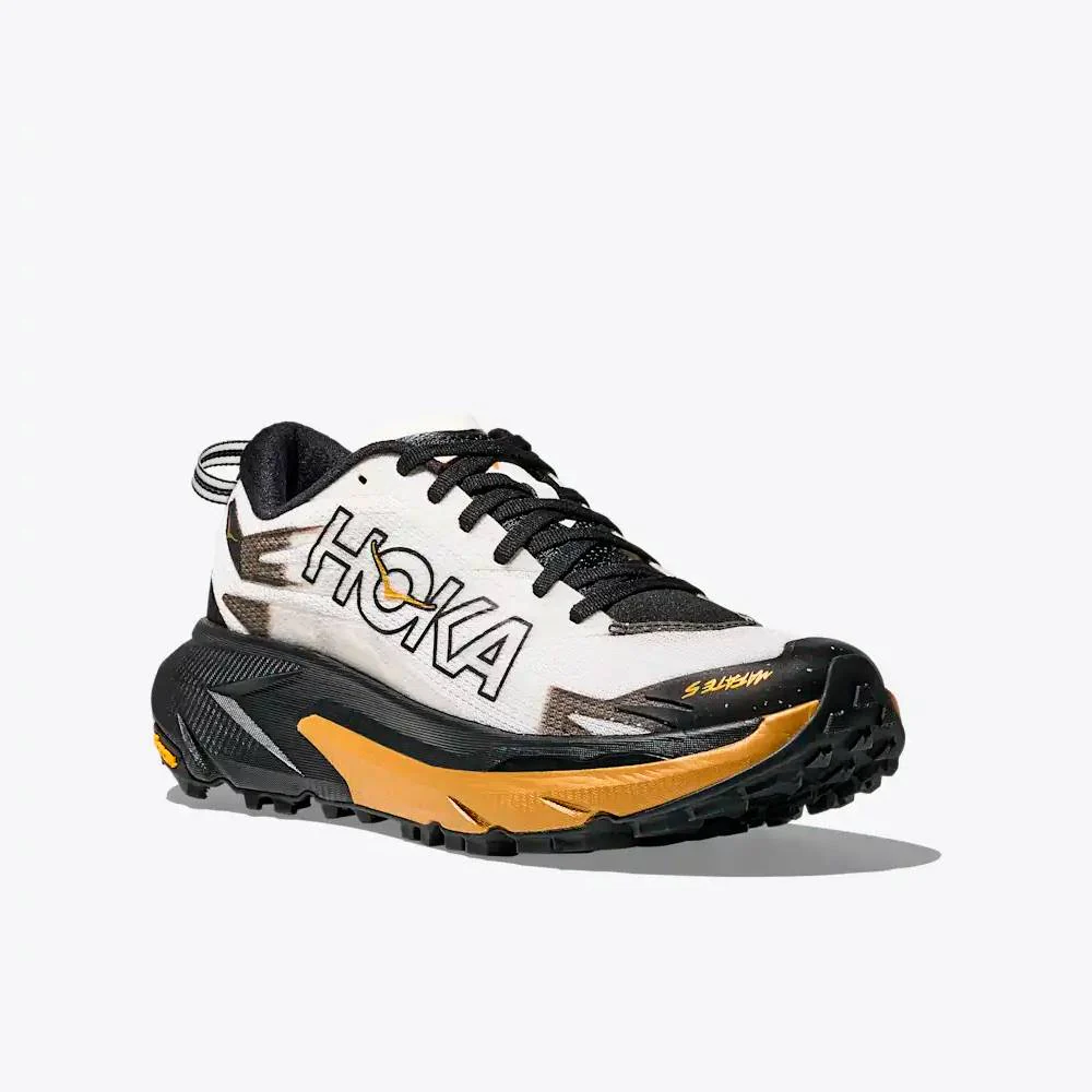 ZAPATILLAS HOKA MAFATE 5 MUJER - Black / Gold - Image 2