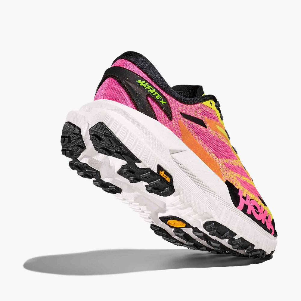 ZAPATILLAS HOKA MAFATE X - Neon Hoka Citrus / Neon Rose - Image 2