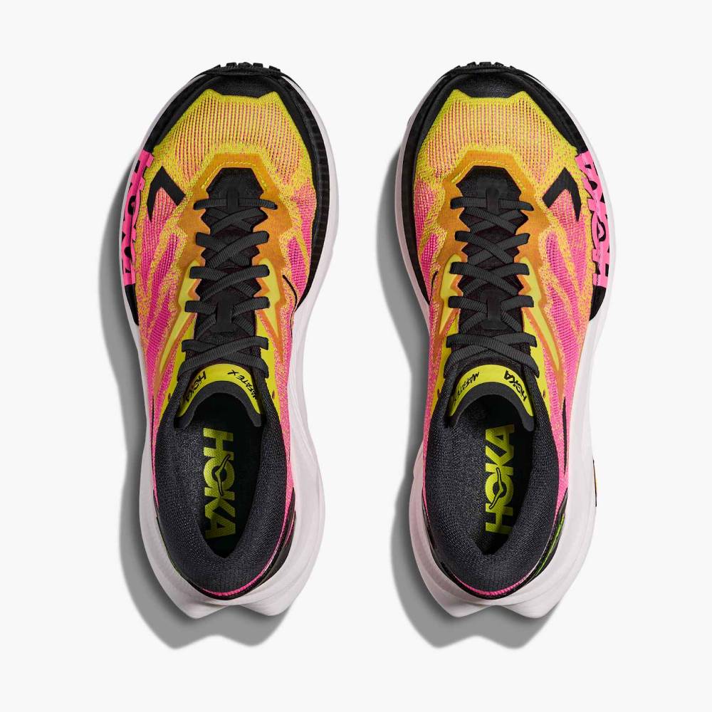 ZAPATILLAS HOKA MAFATE X - Neon Hoka Citrus / Neon Rose - Image 5