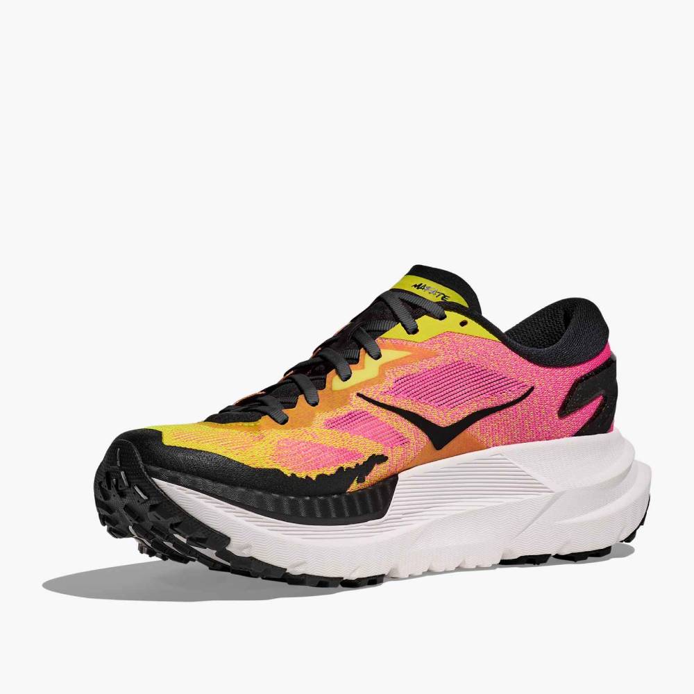 ZAPATILLAS HOKA MAFATE X - Neon Hoka Citrus / Neon Rose - Image 6