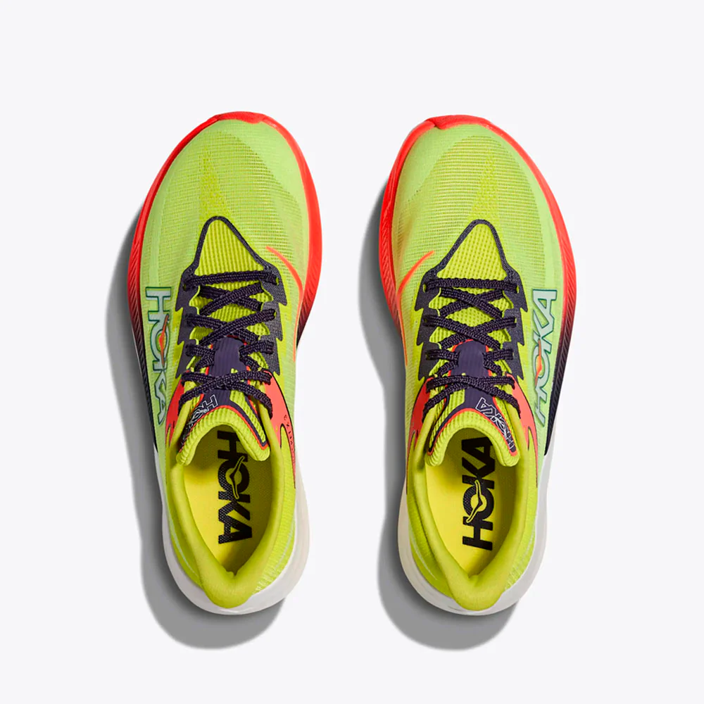 ZAPATILLAS HOKA ROCKET X 3 - Neon Yuzu / Squid Ink - Image 7
