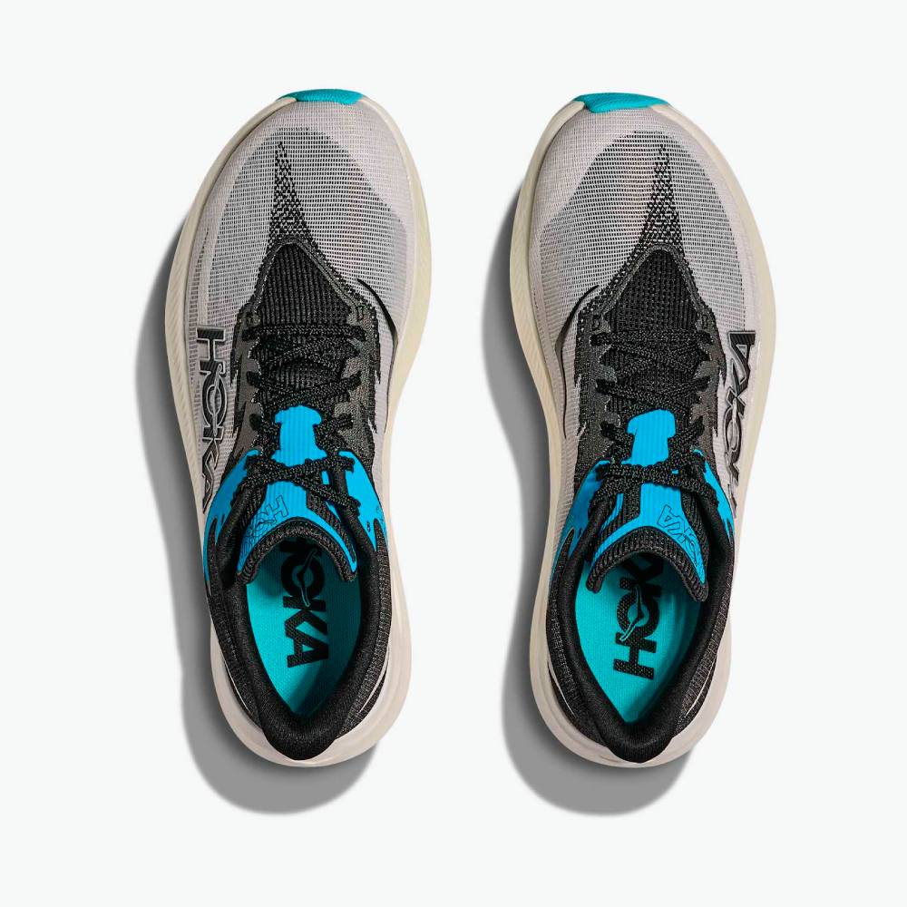 ZAPATILLAS HOKA ROCKET X 3 - White / Black - Image 4