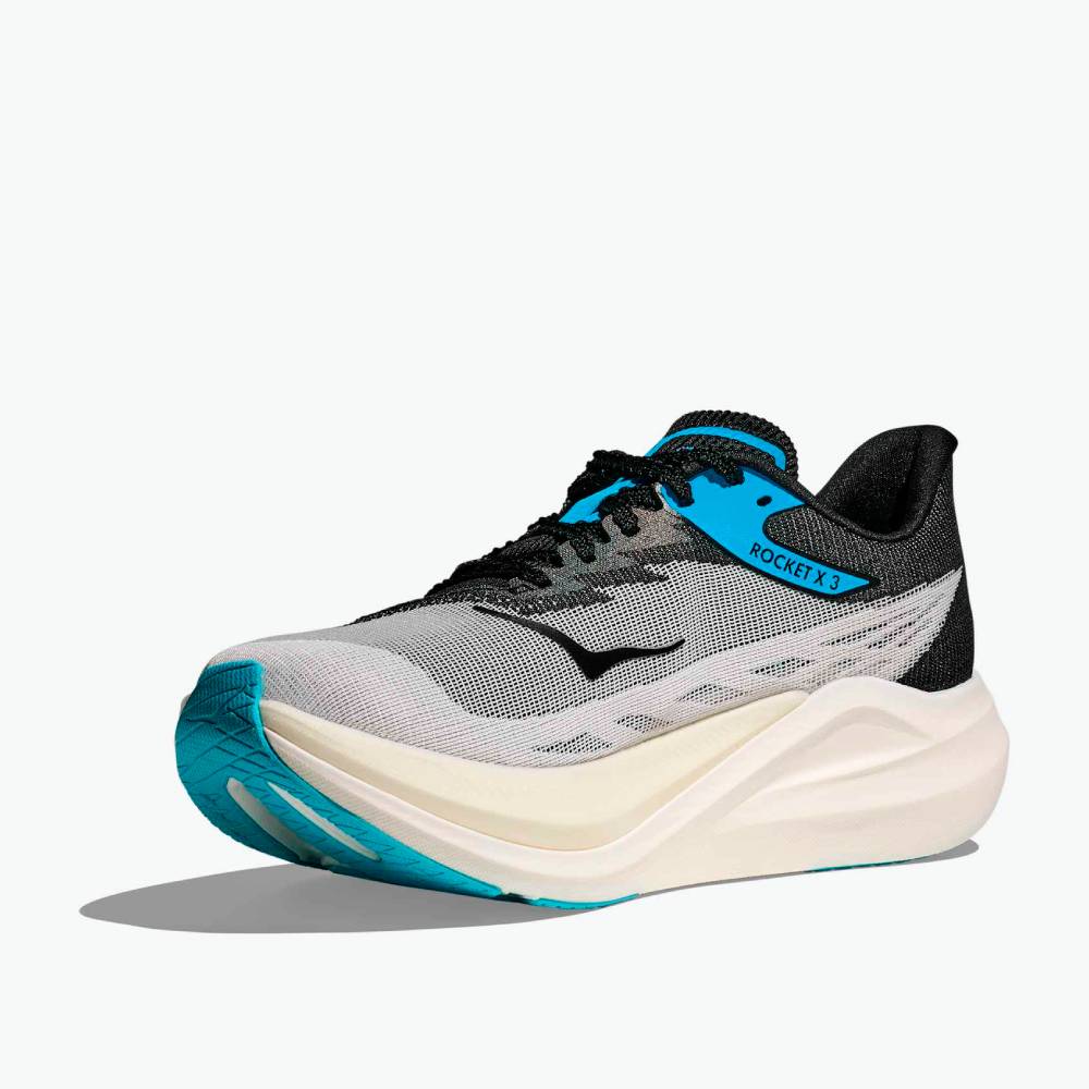 ZAPATILLAS HOKA ROCKET X 3 - White / Black - Image 5