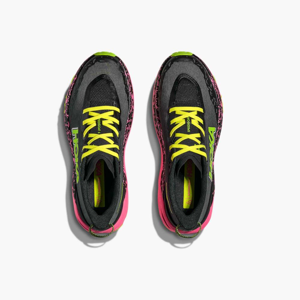 ZAPATILLAS HOKA SPEEDGOAT 6 - Black / Neon Rose - Image 6