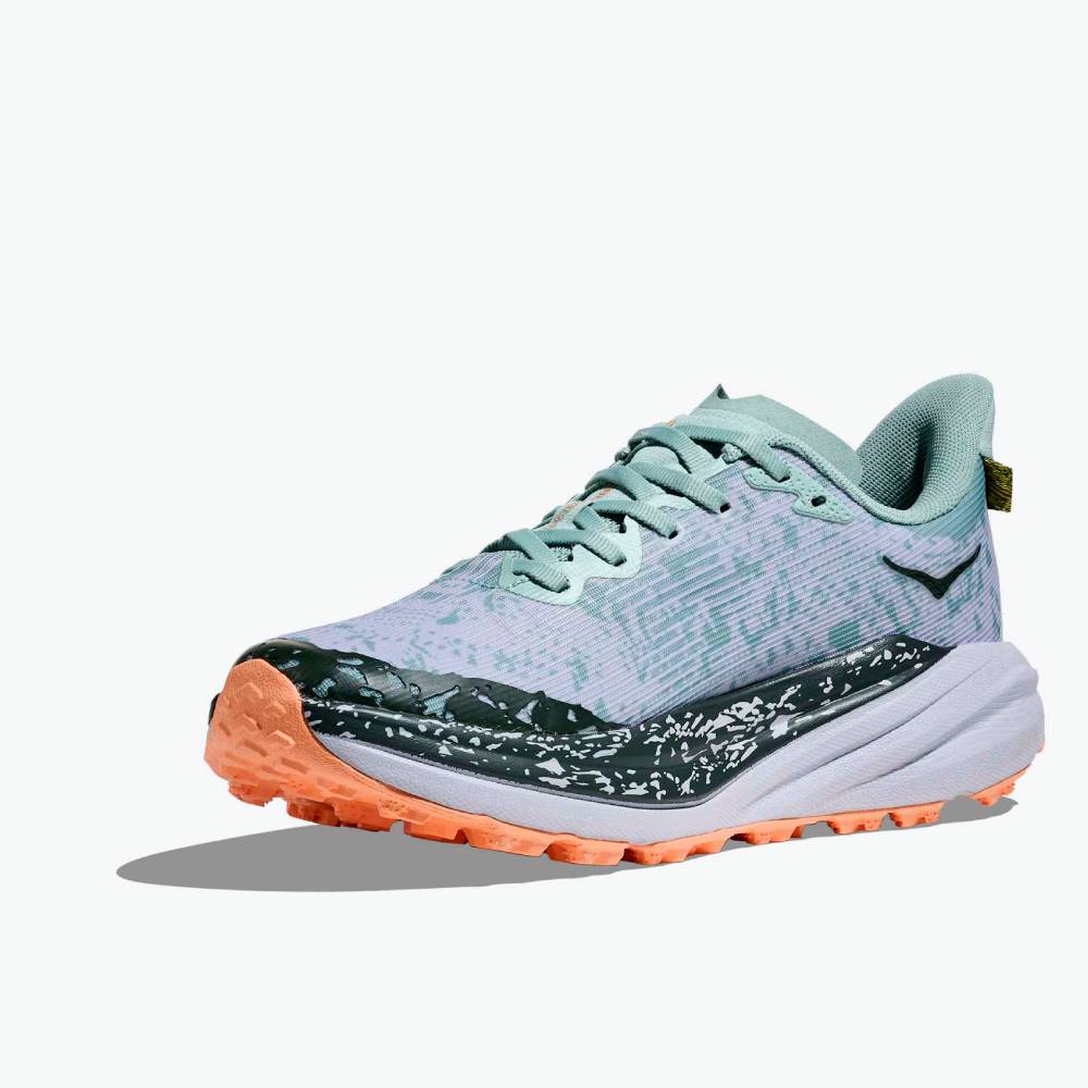 ZAPATILLAS HOKA SPEEDGOAT 6 GTX MUJER - Jade / Ash grey - Image 5