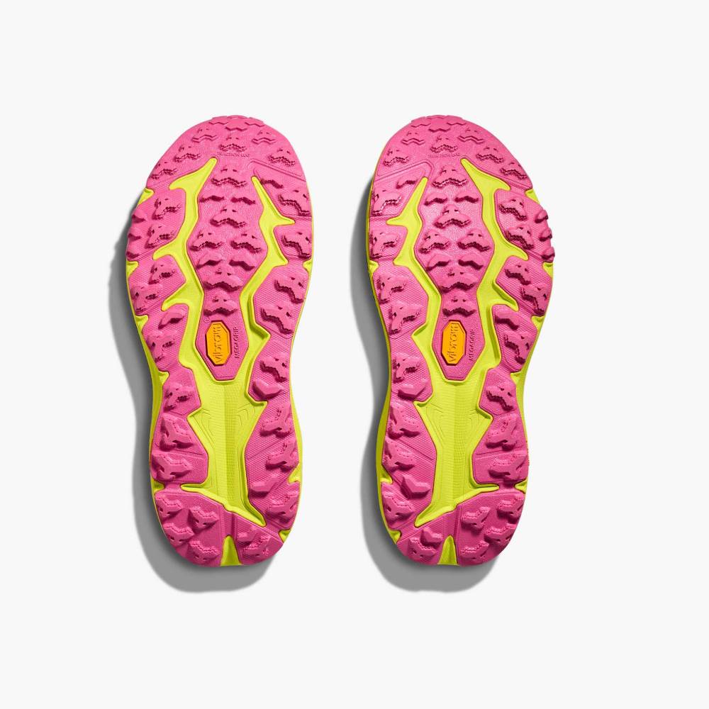 ZAPATILLAS HOKA SPEEDGOAT 6 MUJER - Black / Neon Hoka Citrus - Image 5