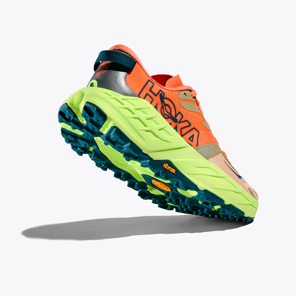 ZAPATILLAS HOKA SPEEDGOAT 7 MUJER - Persimmon / Neon Yuzu - Image 2