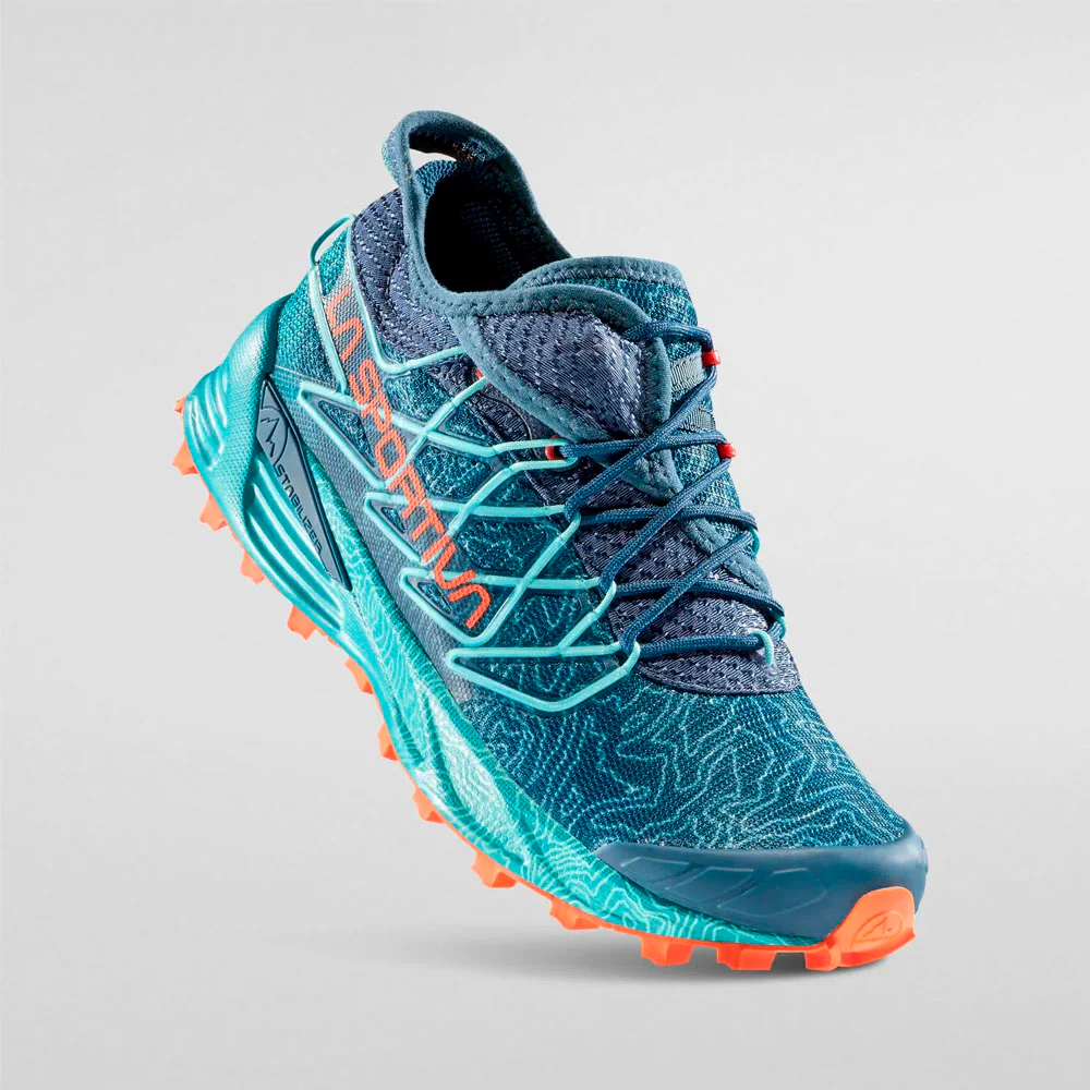 ZAPATILLAS LA SPORTIVA MUTANT MUJER - Storm Blue / Cherry Tomato - Image 4