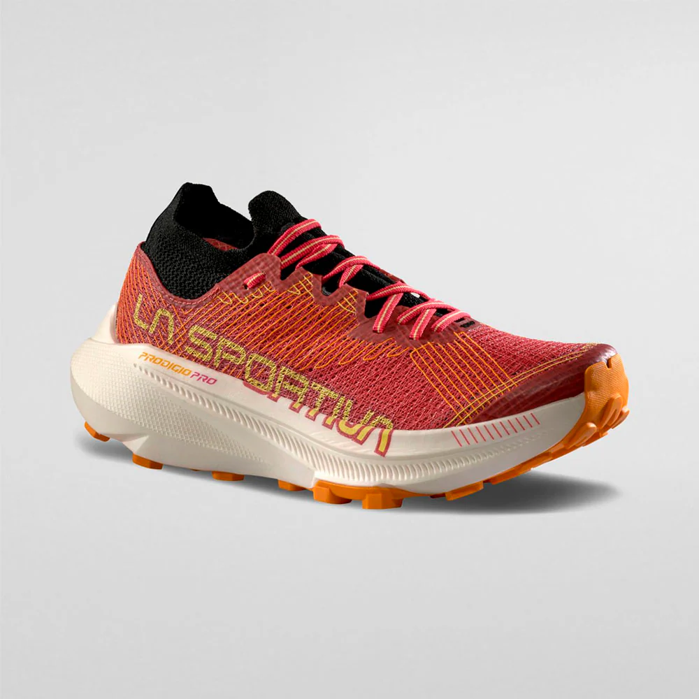 ZAPATILLAS LA SPORTIVA PRODIGIO PRO MUJER - Mineral Red / Banana - Image 2