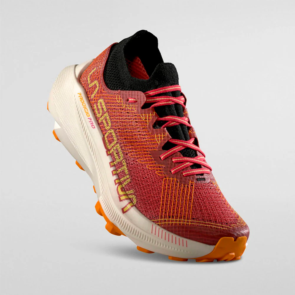ZAPATILLAS LA SPORTIVA PRODIGIO PRO MUJER - Mineral Red / Banana - Image 5
