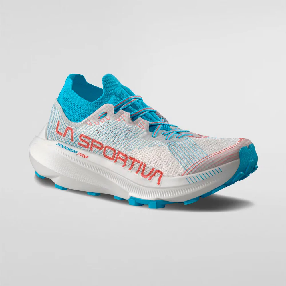 ZAPATILLAS LA SPORTIVA PRODIGIO PRO MUJER - White / Malibu Blue - Image 2