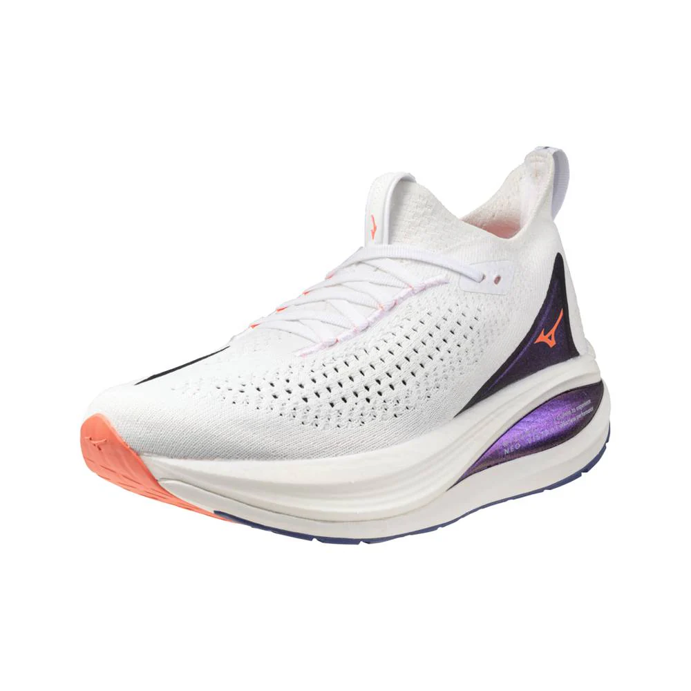 ZAPATILLAS MIZUNO NEO VISTA 2 MUJER - White / Striking Coral / Iris Bloom - Image 4