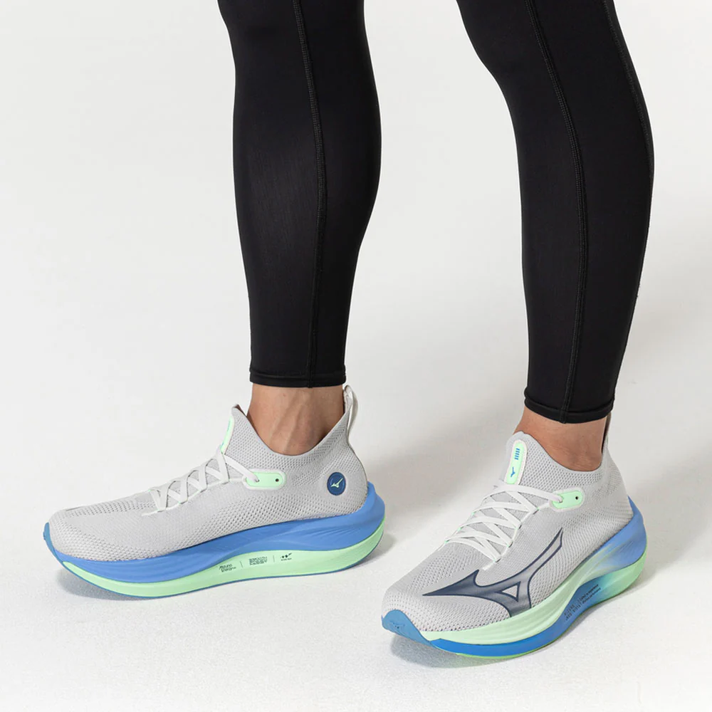 ZAPATILLAS MIZUNO NEO VISTA - Nimbus Cloud / Vintage Indigo / Neo Mint - Image 5
