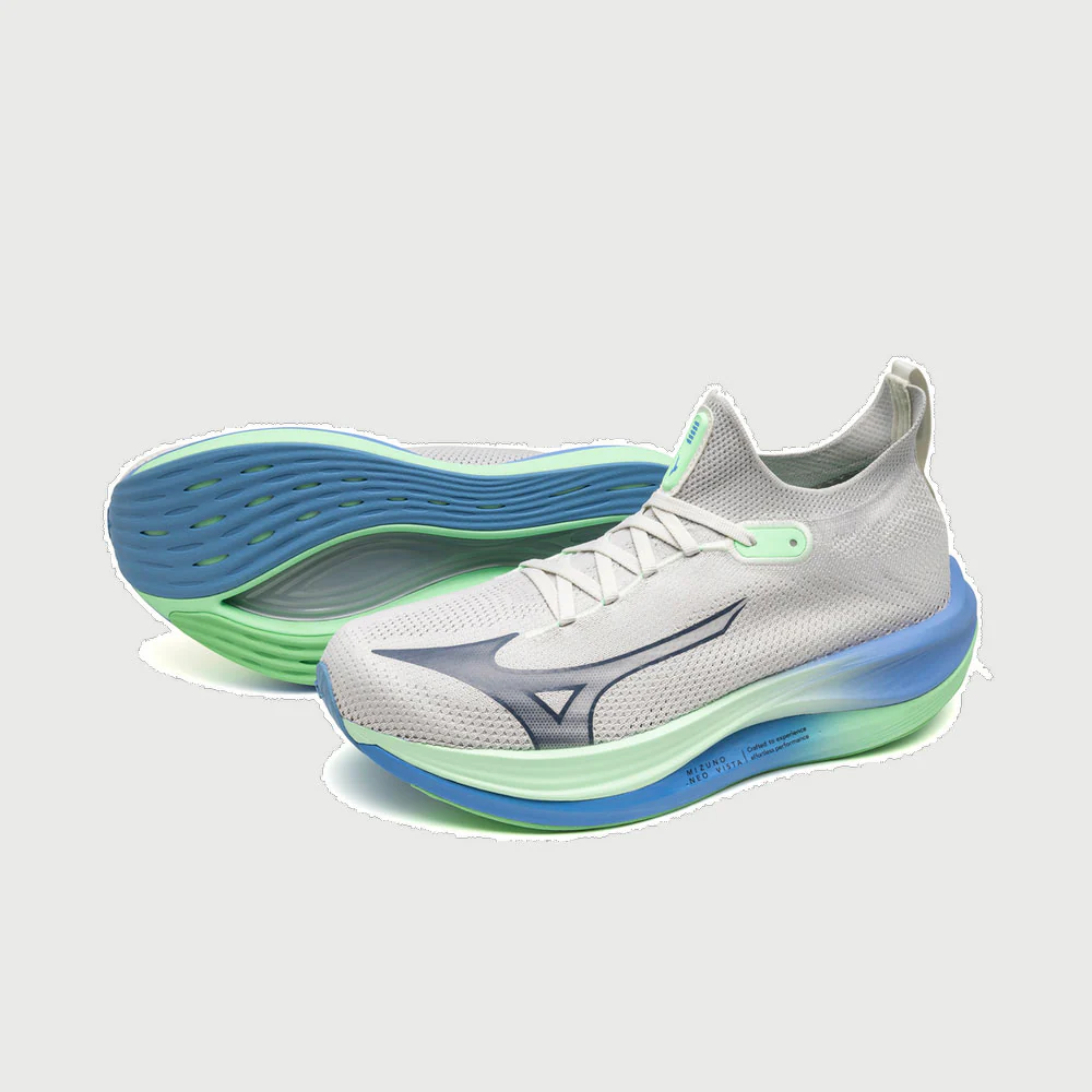 ZAPATILLAS MIZUNO NEO VISTA - Nimbus Cloud / Vintage Indigo / Neo Mint - Image 6