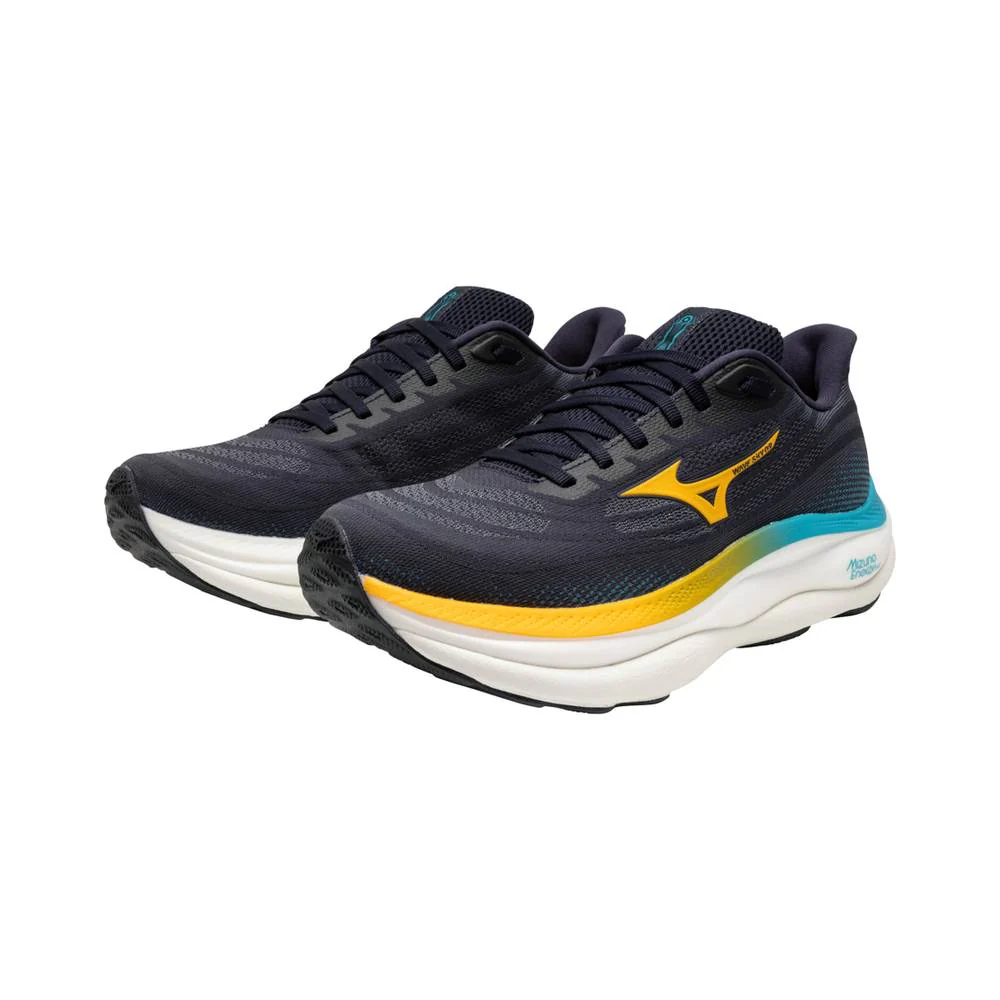 ZAPATILLAS MIZUNO WAVE SKY 9 - Baritone Blue / Citrus / Capri Breeze - Image 2
