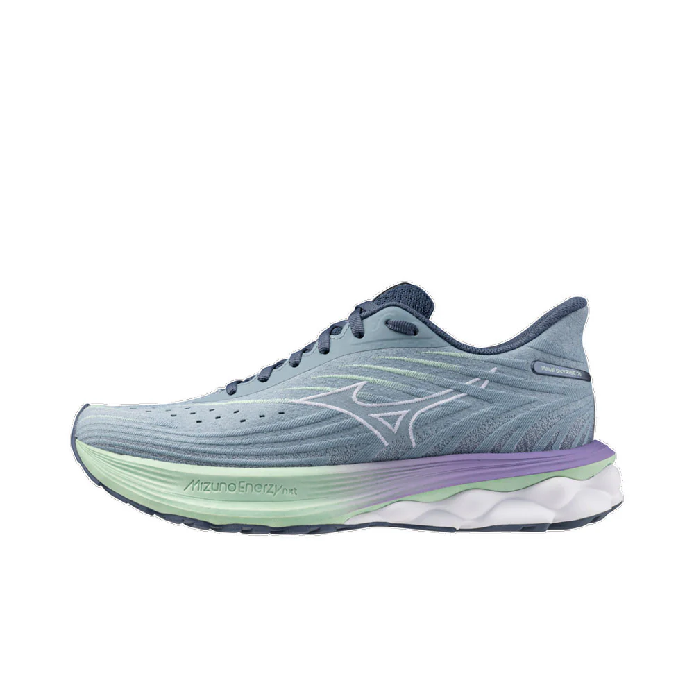ZAPATILLAS MIZUNO WAVE SKYRISE 6 MUJER - Citadel / White / Bay - Image 3