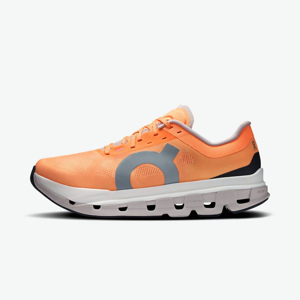 ZAPATILLAS ON CLOUDFLOW 5 - Tangerine / Silver - Image 4