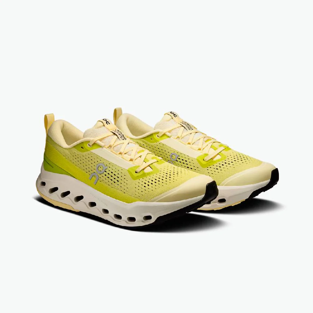 ZAPATILLAS ON CLOUDSURFER TRAIL 2 - Ivory / Lime - Image 2