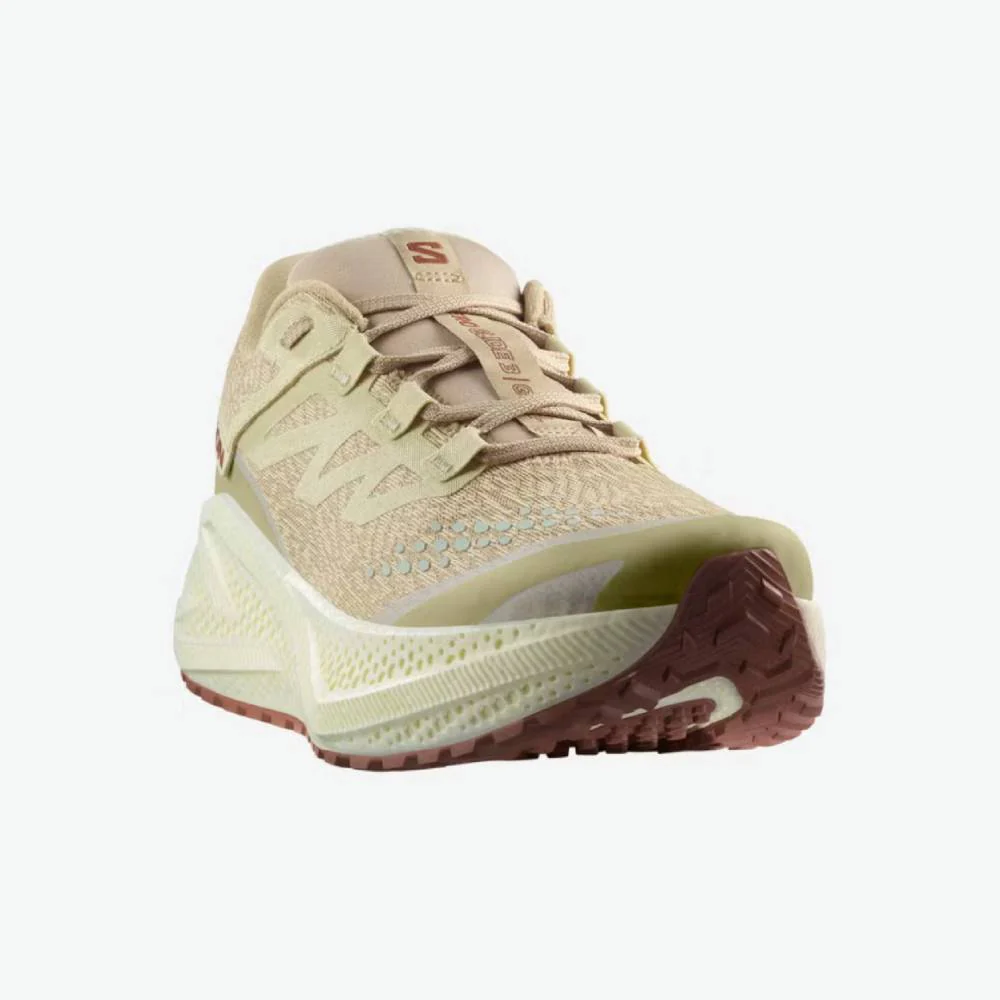 ZAPATILLAS SALOMON AERO GLIDE 3 GRVL - Green Haze / Vanilla Ice - Image 2
