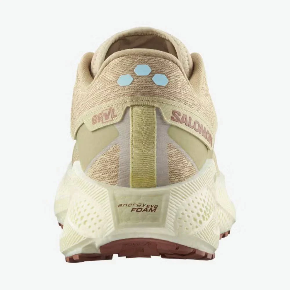 ZAPATILLAS SALOMON AERO GLIDE 3 GRVL - Green Haze / Vanilla Ice - Image 6