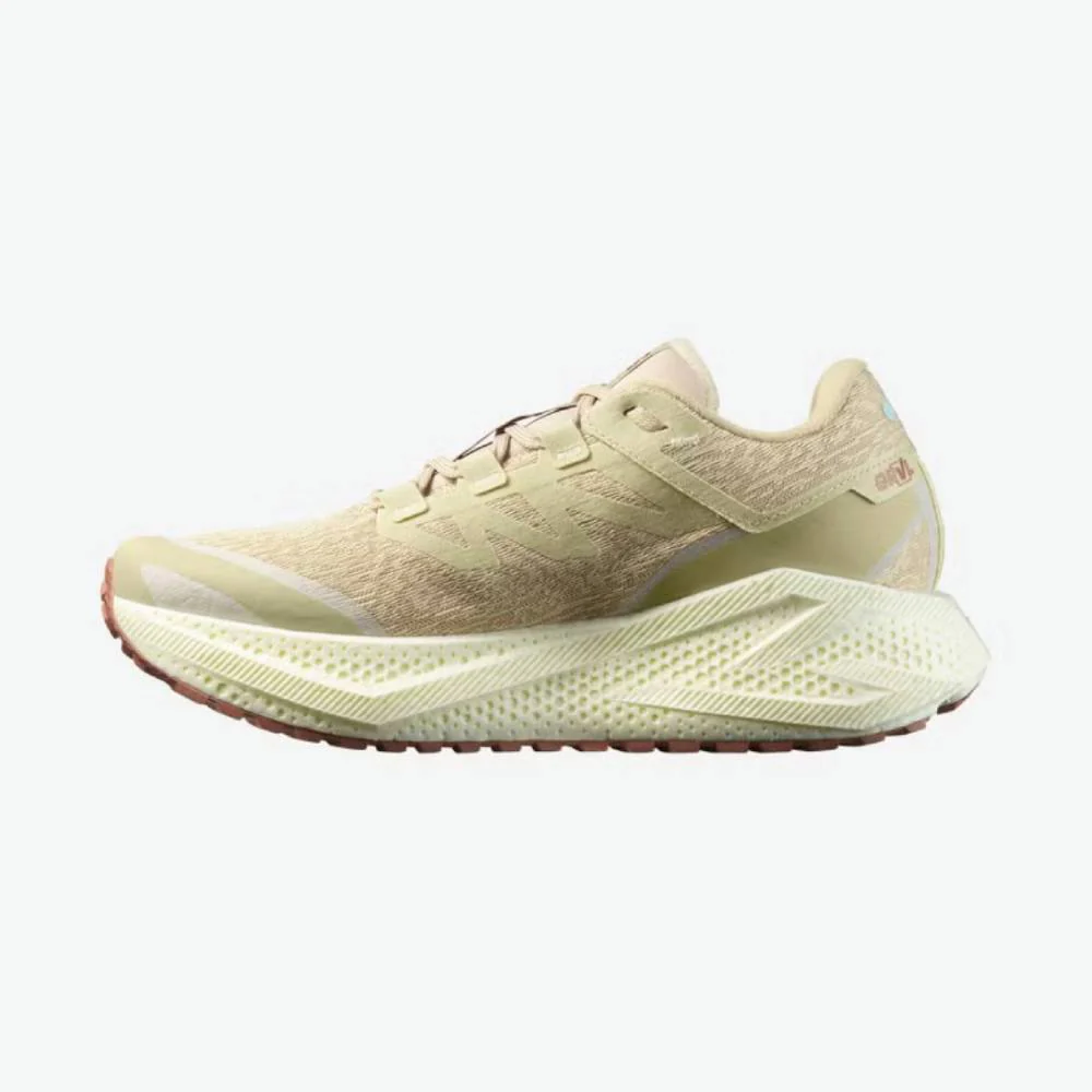 ZAPATILLAS SALOMON AERO GLIDE 3 GRVL - Green Haze / Vanilla Ice - Image 8