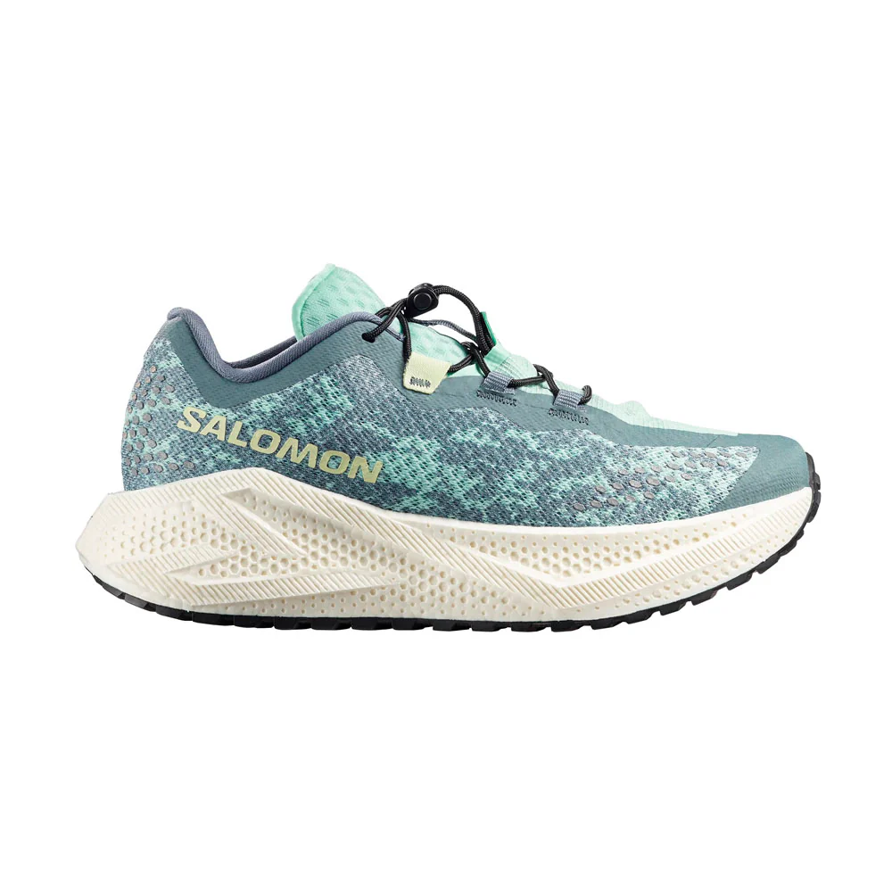 ZAPATILLAS SALOMON AERO GLIDE 4 GRVL MUJER - Stormy Weather / Lichen / Vanilla Ice