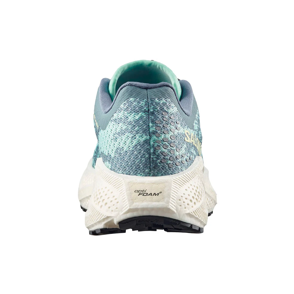 ZAPATILLAS SALOMON AERO GLIDE 4 GRVL MUJER - Stormy Weather / Lichen / Vanilla Ice - Image 4